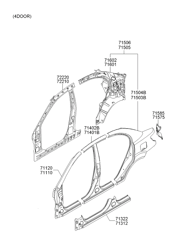 PANEL - REAR DOOR