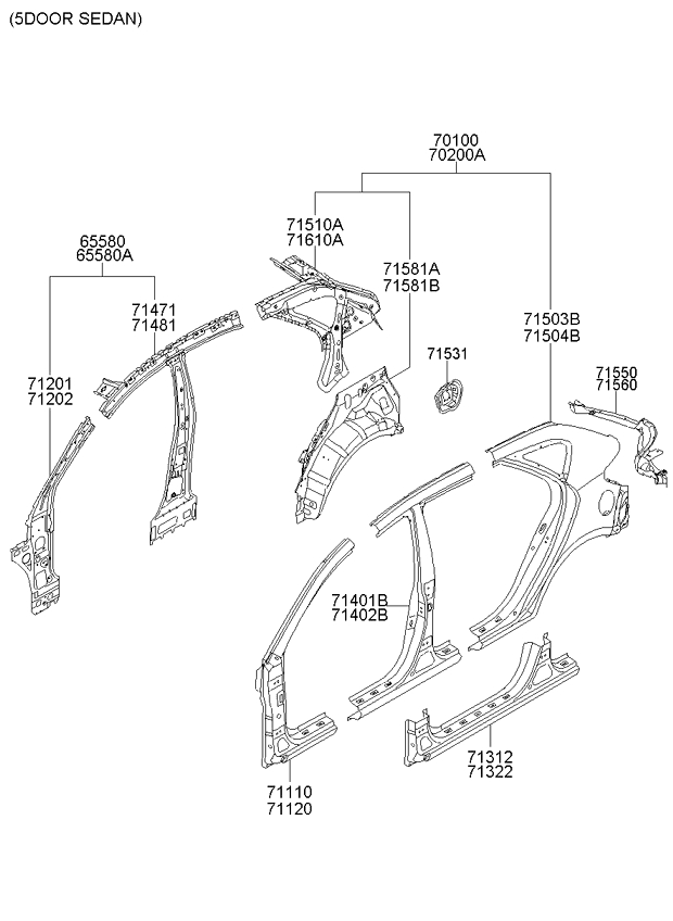 PANEL - REAR DOOR