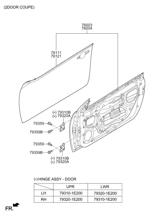 PANEL - REAR DOOR