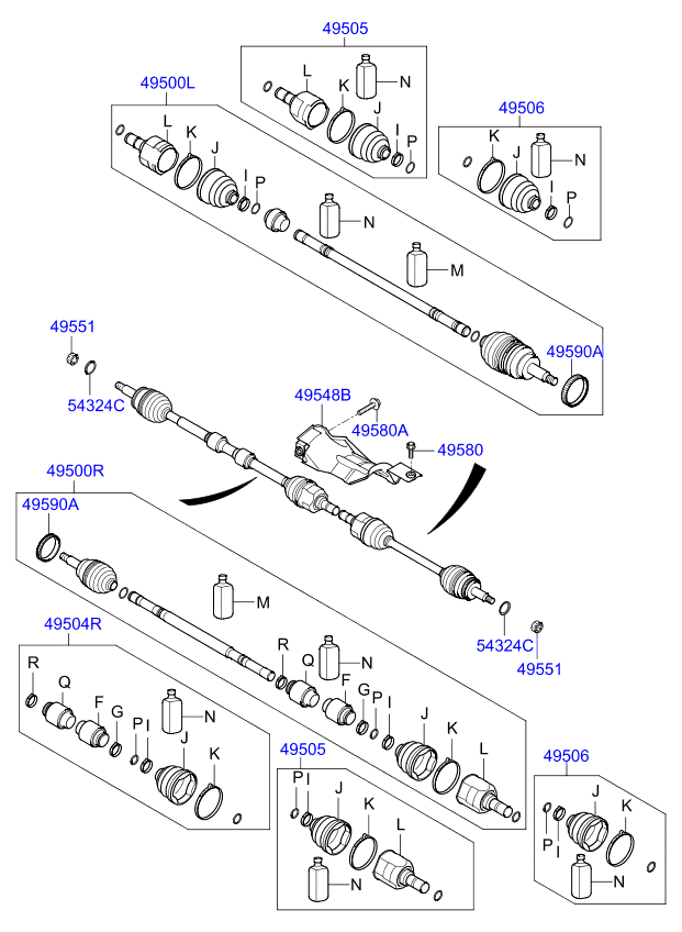 DRIVE SHAFT (FRONT)