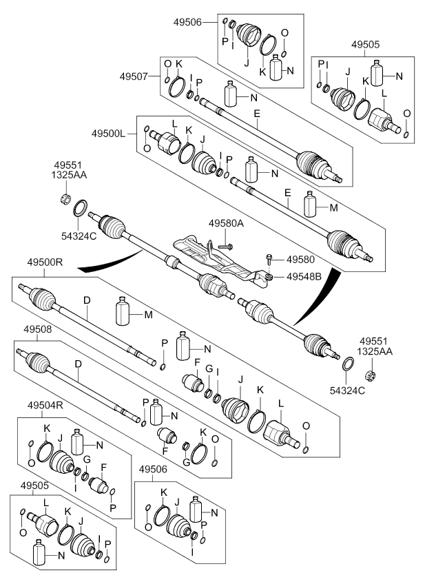 DRIVE SHAFT (FRONT)