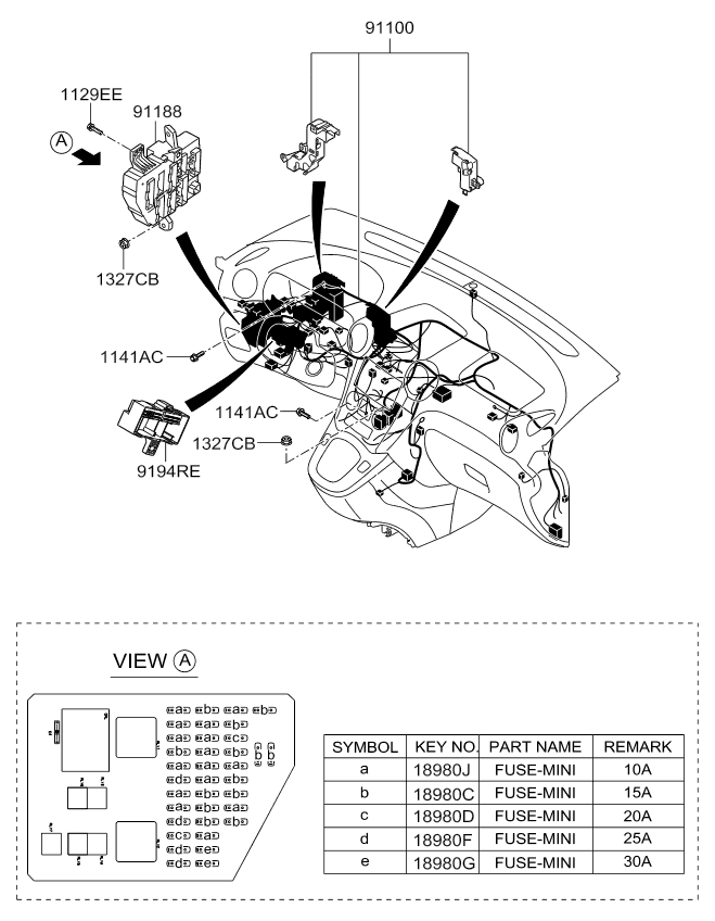 A/C SYSTEM - COOLER LINE, FRONT