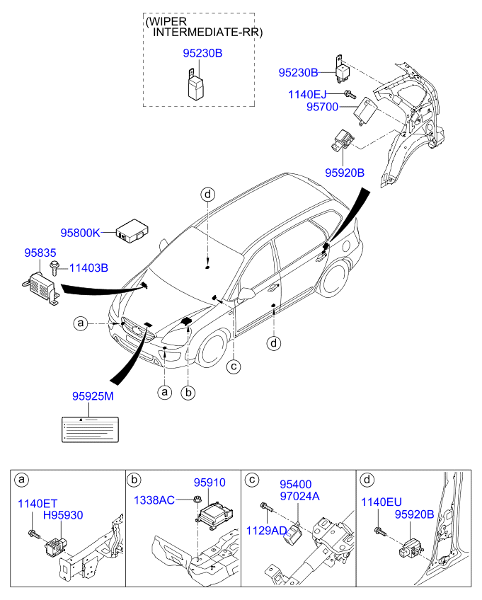 A/C SYSTEM - COOLER LINE, FRONT