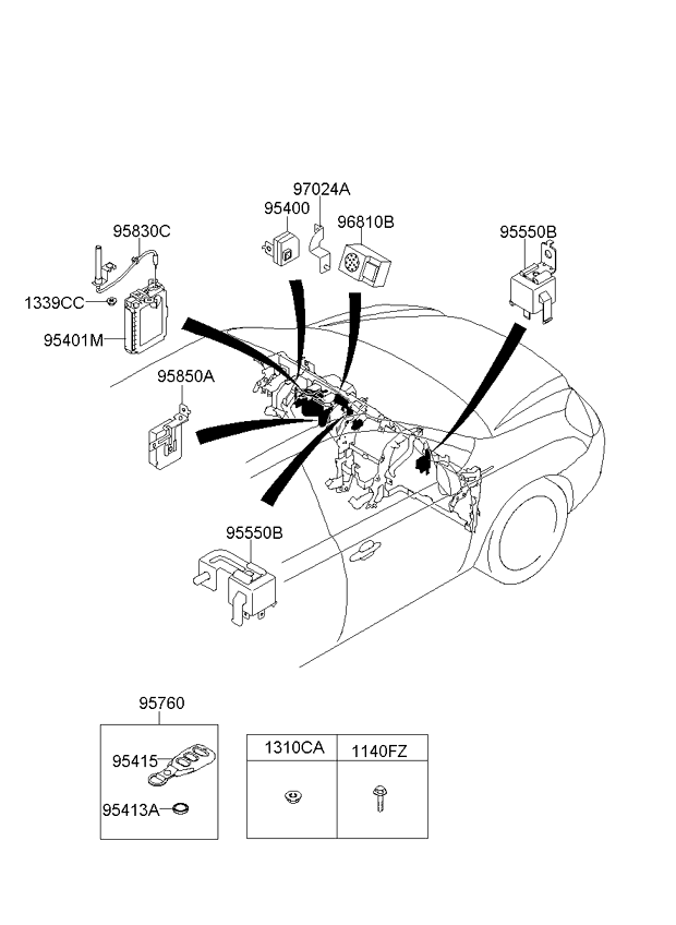 A/C SYSTEM - COOLER LINE, FRONT