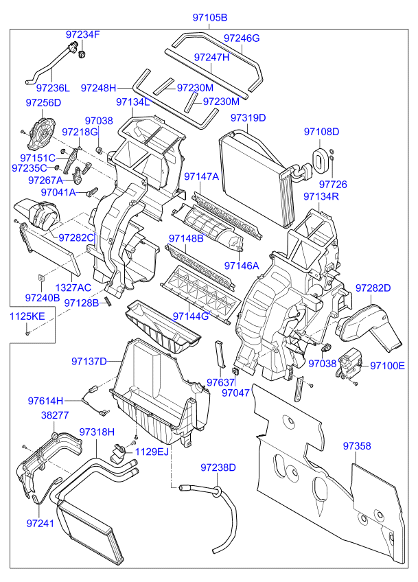 A/C SYSTEM - COOLER LINE, FRONT