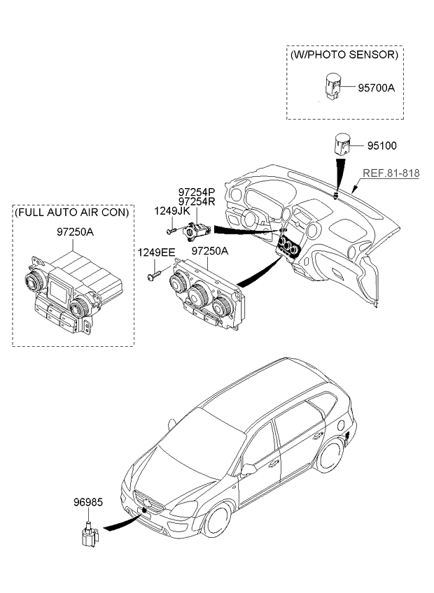 A/C SYSTEM - COOLER LINE, FRONT