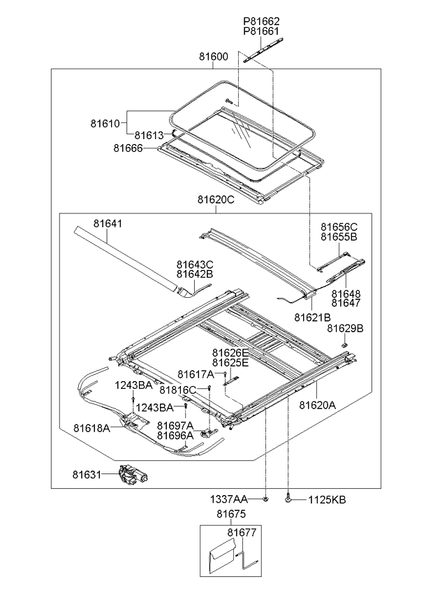 HARDWARE - REAR SEAT