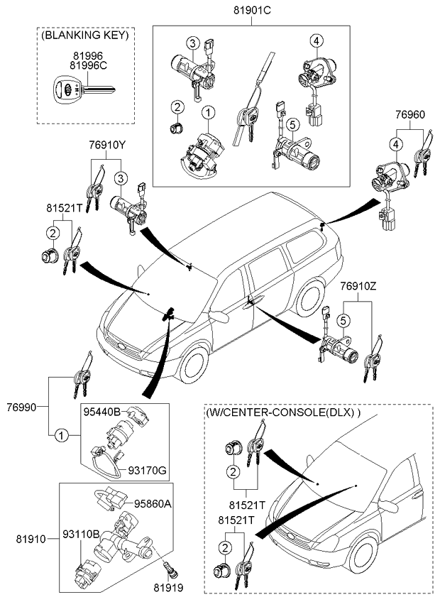 HARDWARE - REAR SEAT