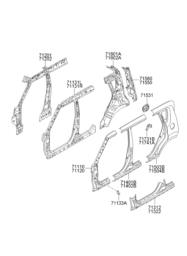 PANEL - REAR DOOR