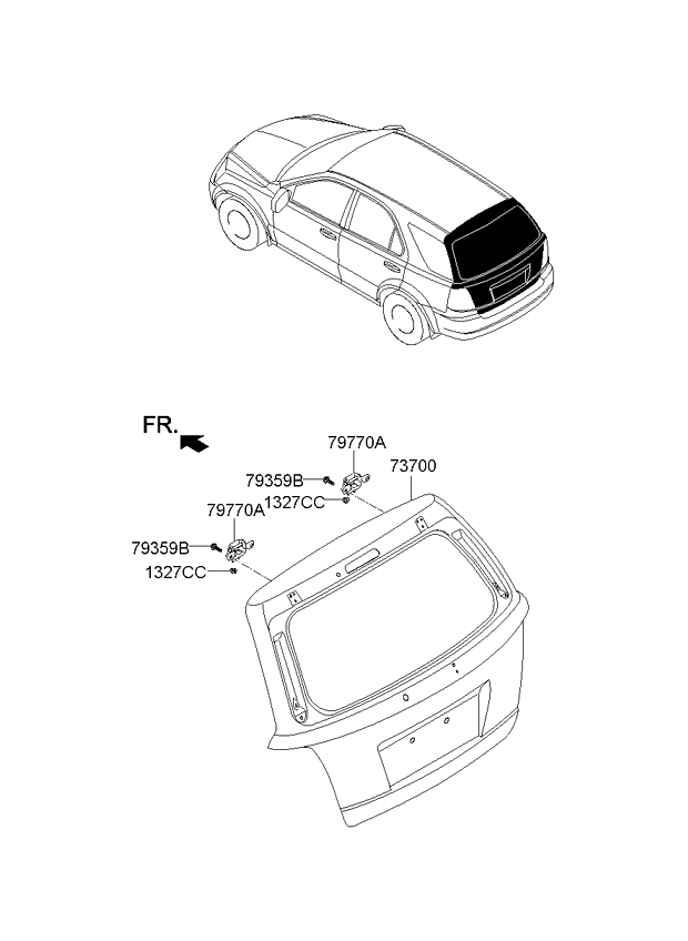 PANEL - REAR DOOR