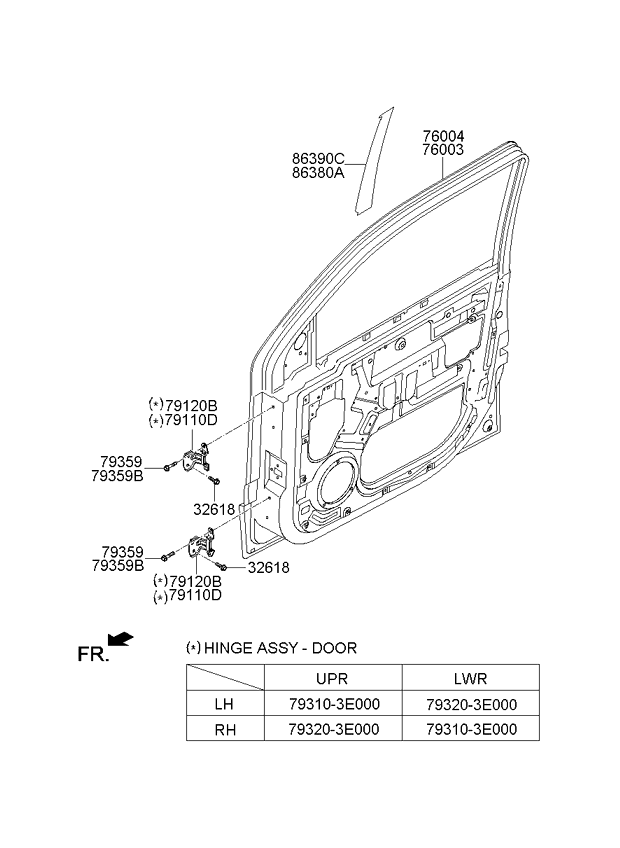 PANEL - REAR DOOR