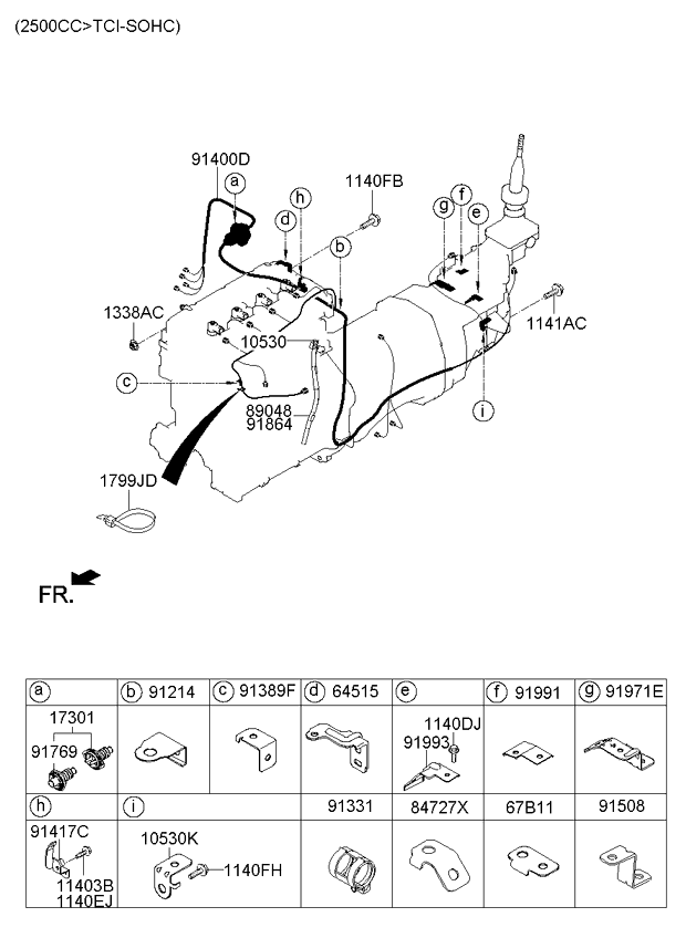 A/C SYSTEM - COOLER LINE, FRONT