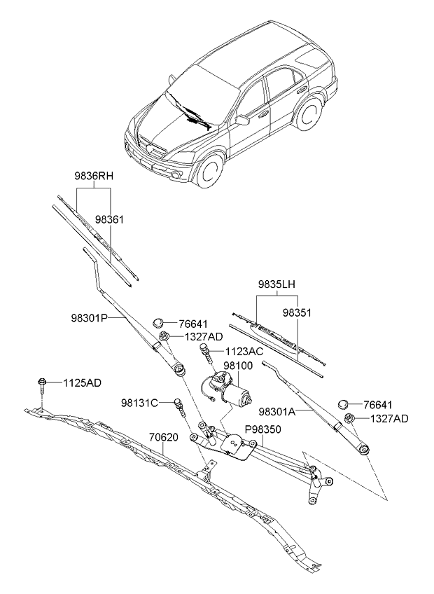 A/C SYSTEM - COOLER LINE, FRONT