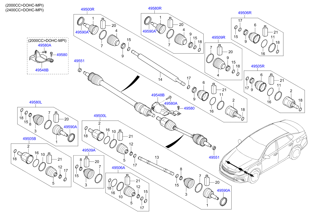 DRIVE SHAFT (FRONT)