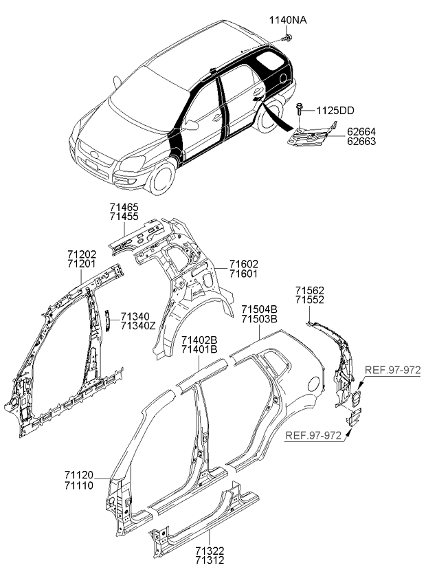 PANEL - REAR DOOR