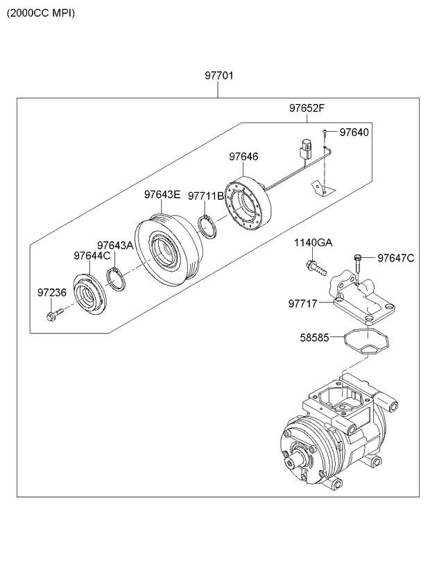 A/C SYSTEM - COOLER LINE, FRONT