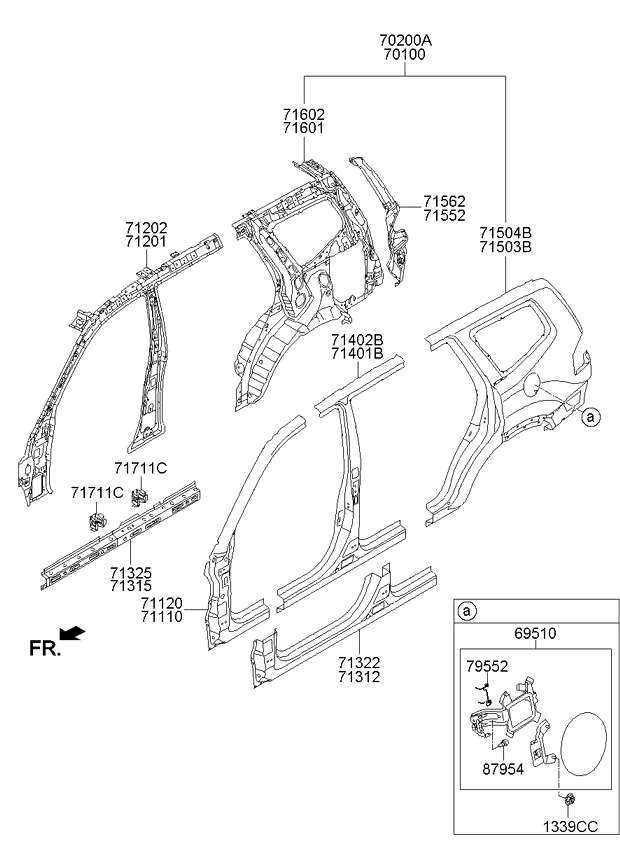 PANEL - REAR DOOR