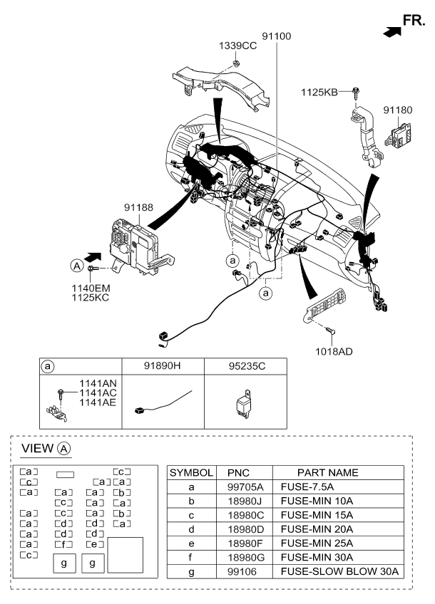 A/C SYSTEM - COOLER LINE, REAR