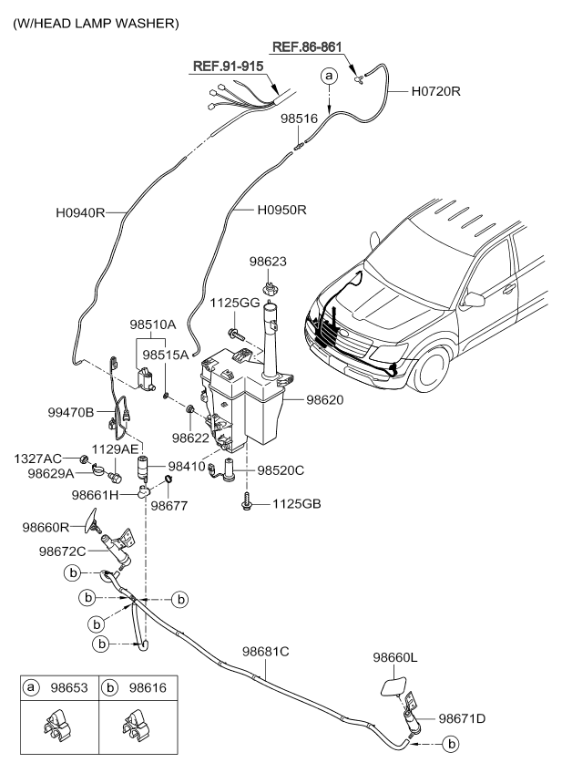 A/C SYSTEM - COOLER LINE, REAR