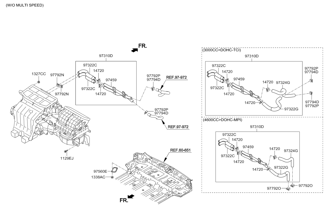 A/C SYSTEM - COOLER LINE, REAR