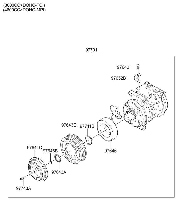 A/C SYSTEM - COOLER LINE, REAR