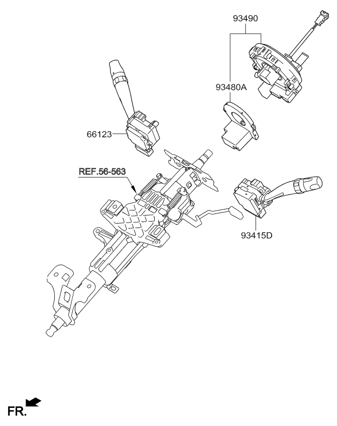 A/C SYSTEM - COOLER LINE, REAR