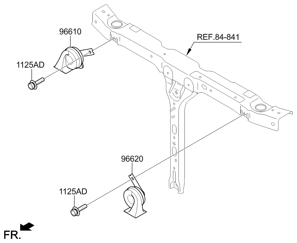 A/C SYSTEM - COOLER LINE, FRONT