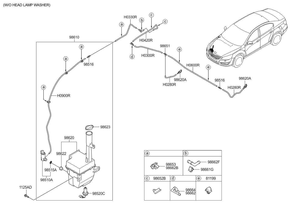 A/C SYSTEM - COOLER LINE, FRONT