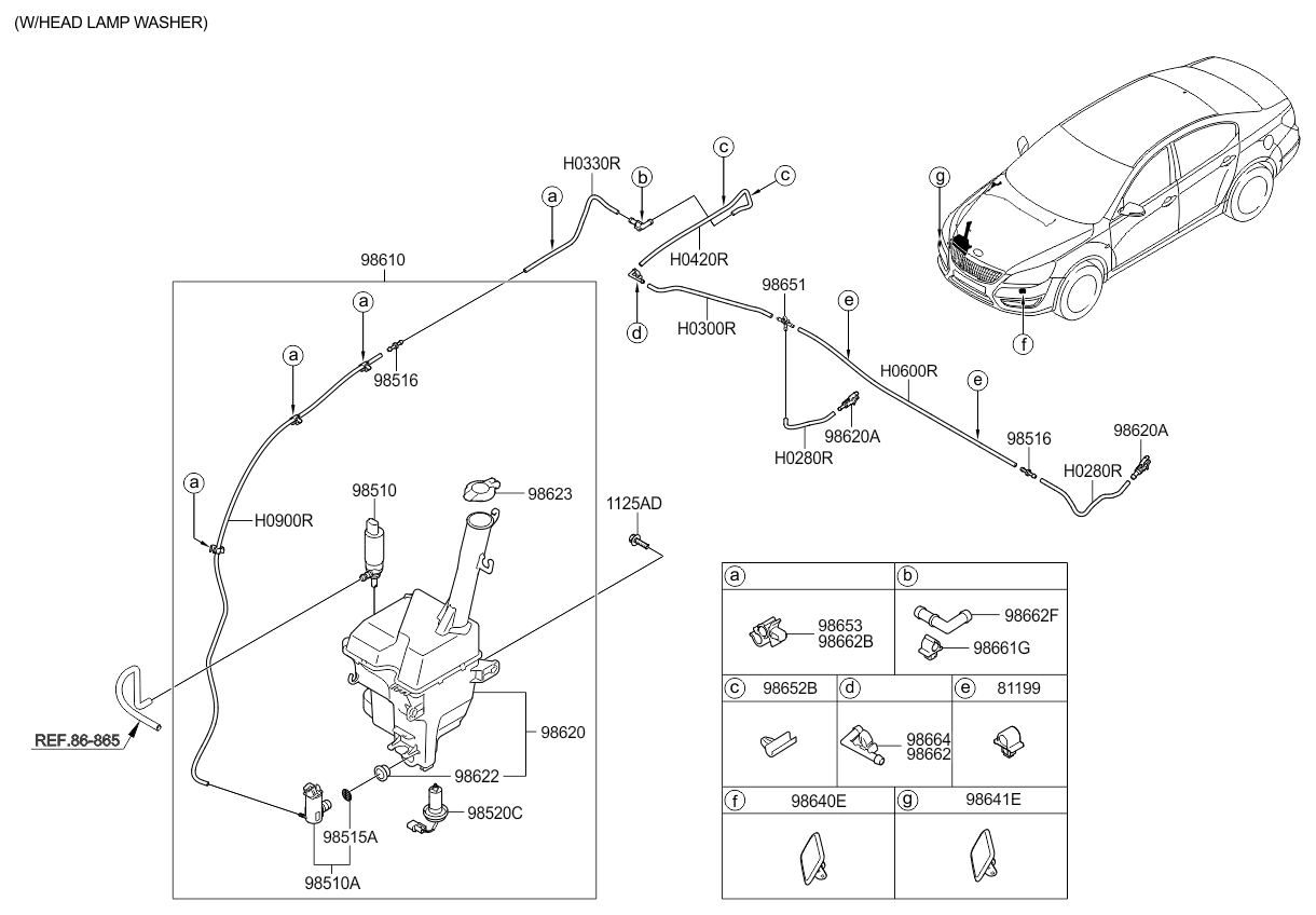 A/C SYSTEM - COOLER LINE, FRONT