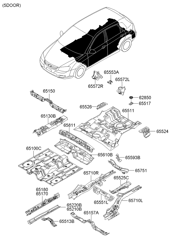 PANEL - REAR DOOR