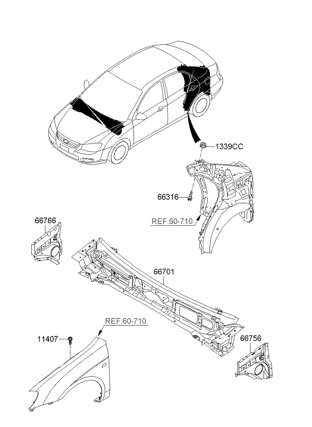 PANEL - REAR DOOR