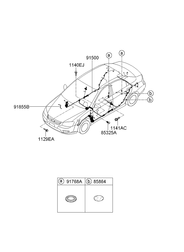 A/C SYSTEM - COOLER LINE, FRONT