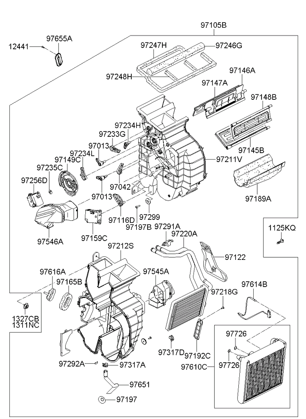 A/C SYSTEM - COOLER LINE, FRONT