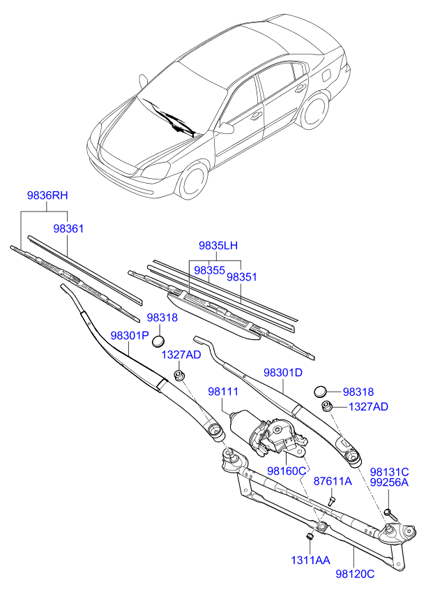 A/C SYSTEM - COOLER LINE, FRONT