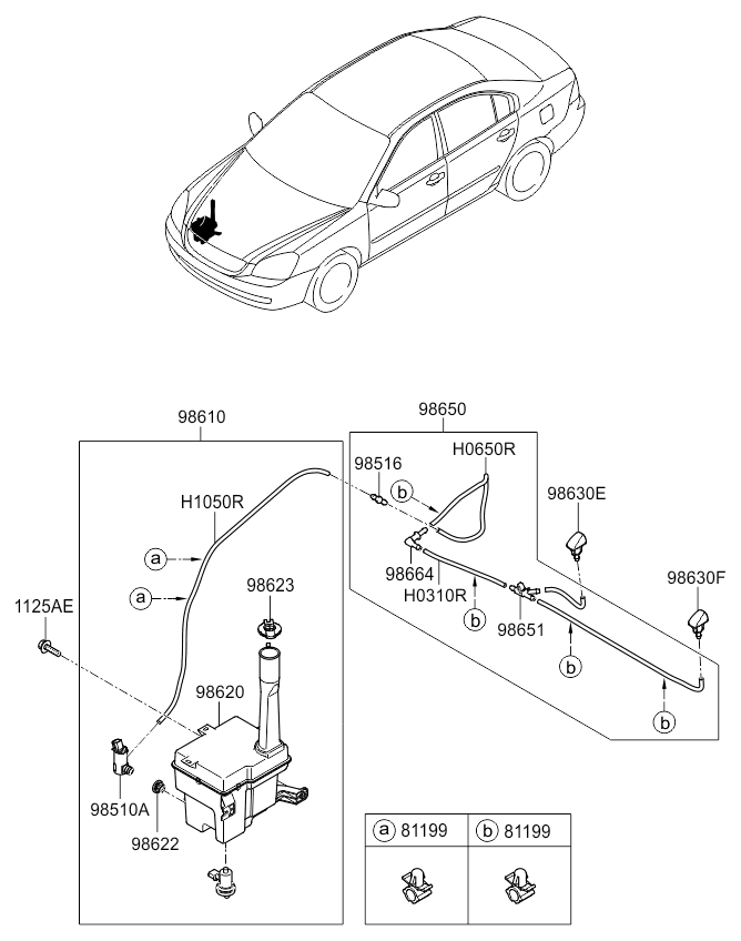 A/C SYSTEM - COOLER LINE, FRONT