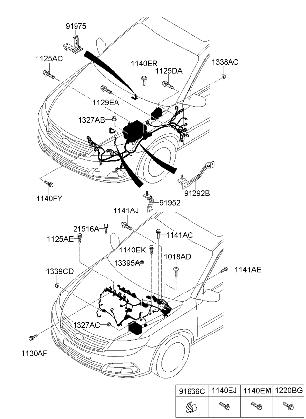 A/C SYSTEM - COOLER LINE, FRONT