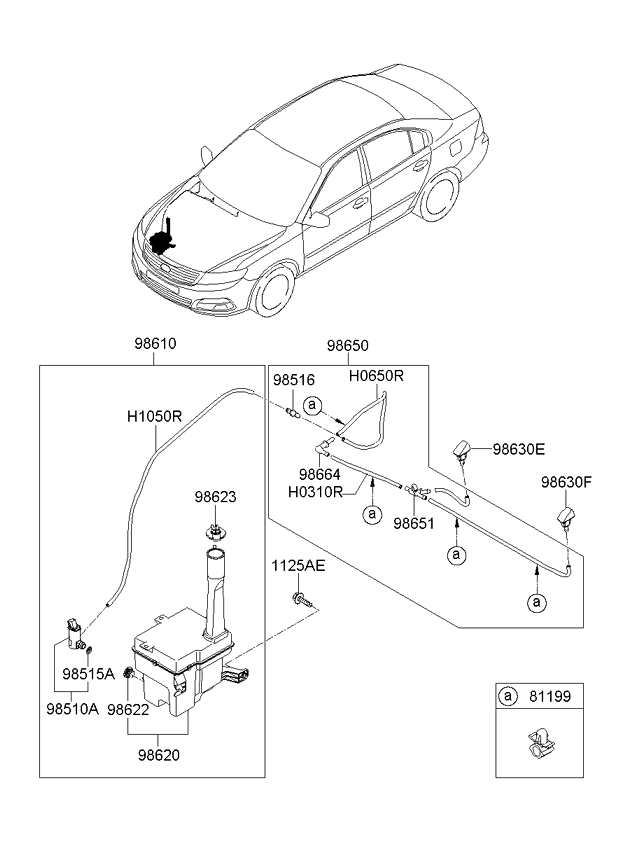 A/C SYSTEM - COOLER LINE, FRONT