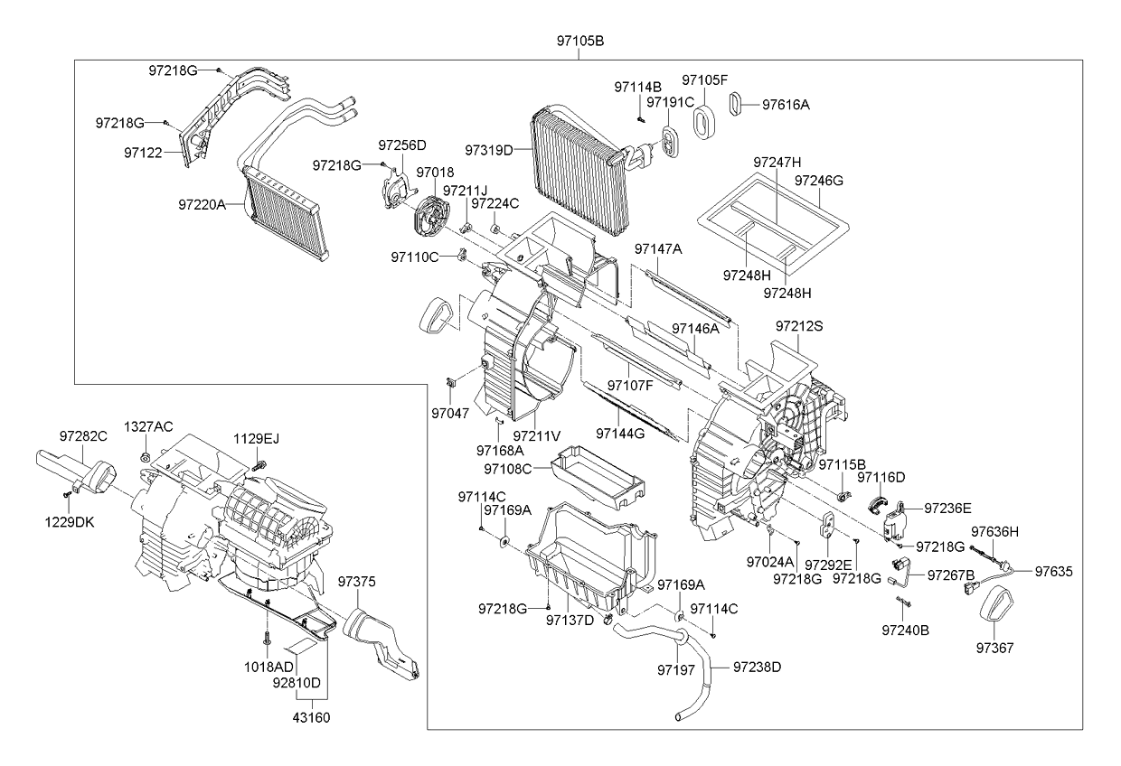 A/C SYSTEM - COOLER LINE, FRONT