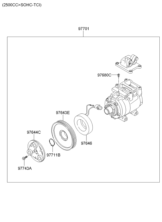 A/C SYSTEM - COOLER LINE, FRONT