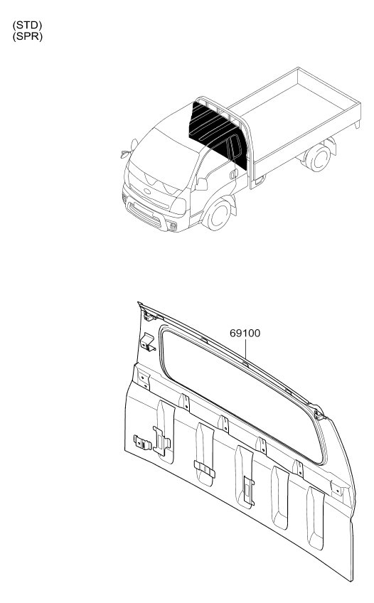 PANEL - REAR DOOR