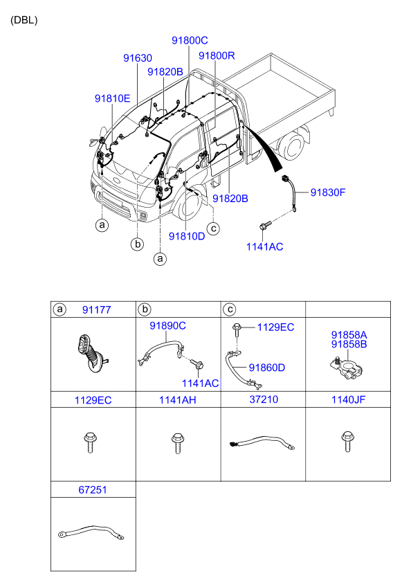 A/C SYSTEM - COOLER LINE, FRONT