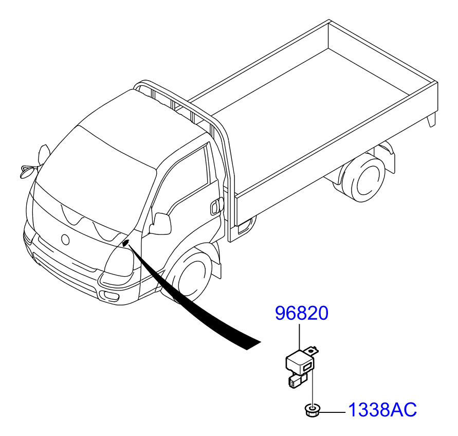 A/C SYSTEM - COOLER LINE, FRONT