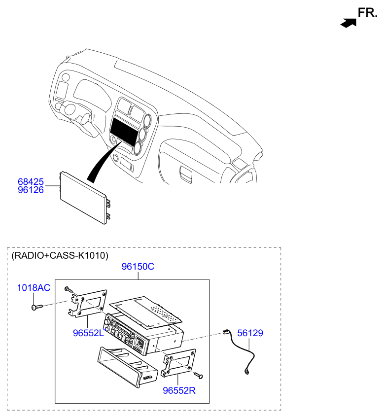 A/C SYSTEM - COOLER LINE, FRONT