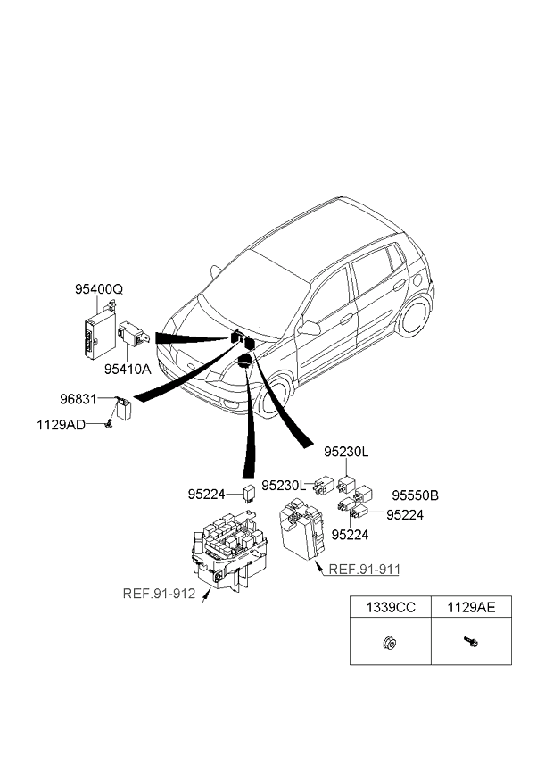 A/C SYSTEM - COOLER LINE, FRONT