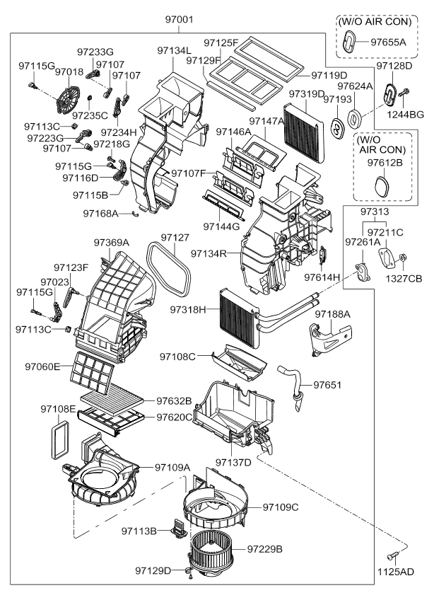 A/C SYSTEM - COOLER LINE, FRONT