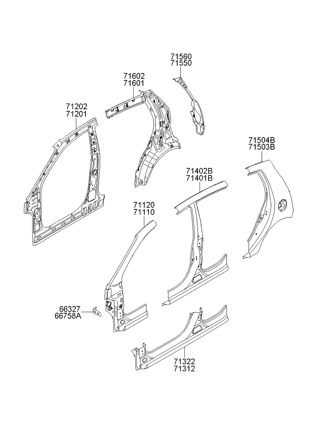 PANEL - REAR DOOR