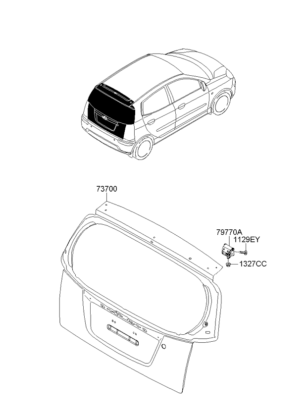 PANEL - REAR DOOR