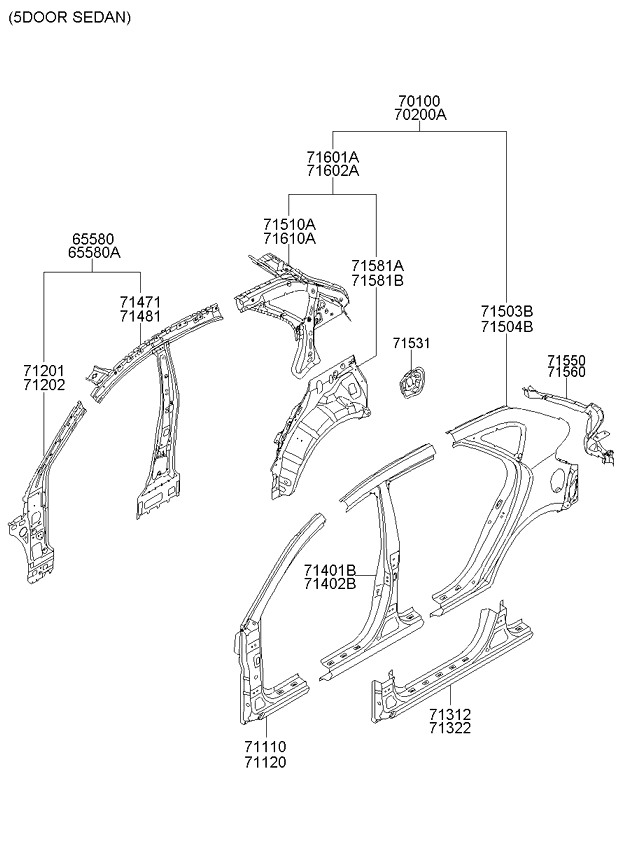 PANEL - REAR DOOR