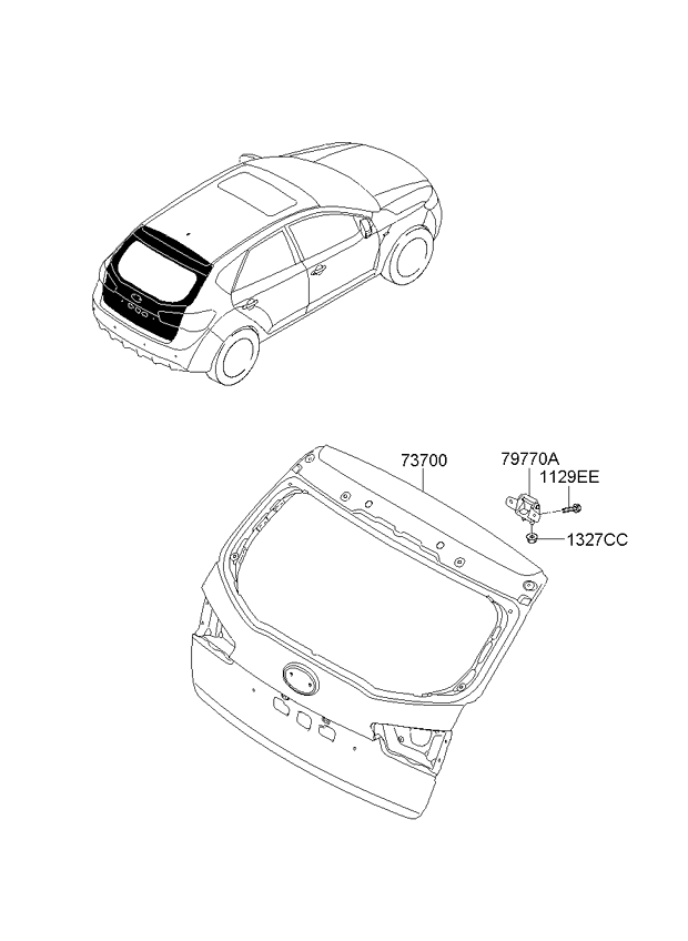 PANEL - REAR DOOR