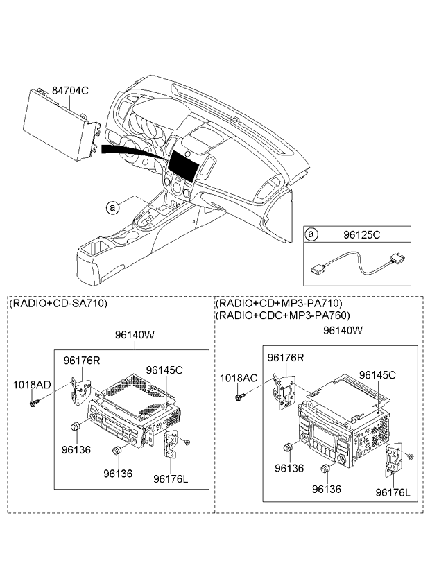 A/C SYSTEM - COOLER LINE, FRONT